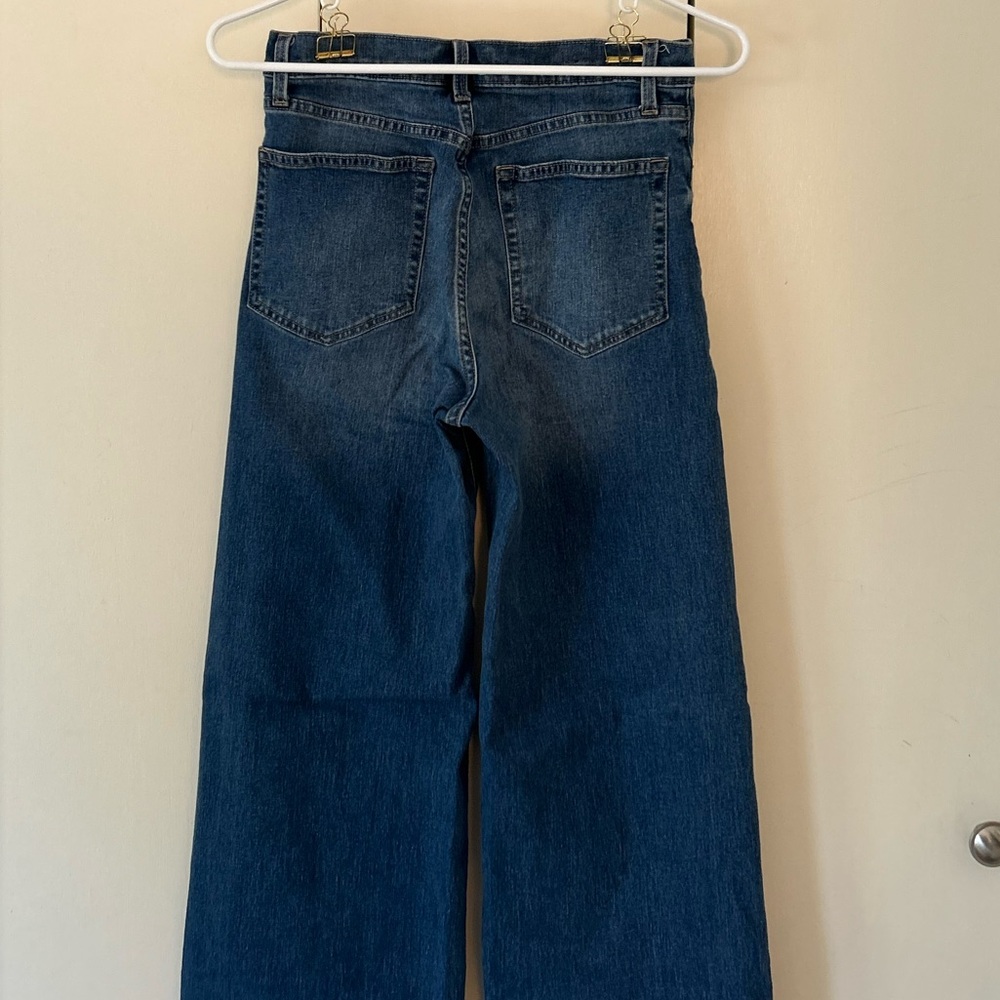 GAP high waist wide leg jeans pockets 4/27 - Picture 8 of 9